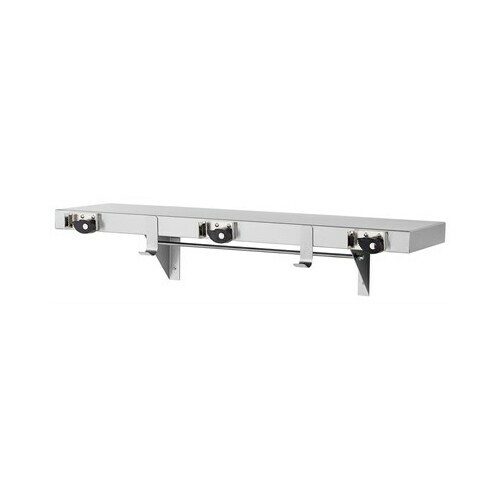 Bradley 9983-000000 Mop Broom Holder, Stainless Steel